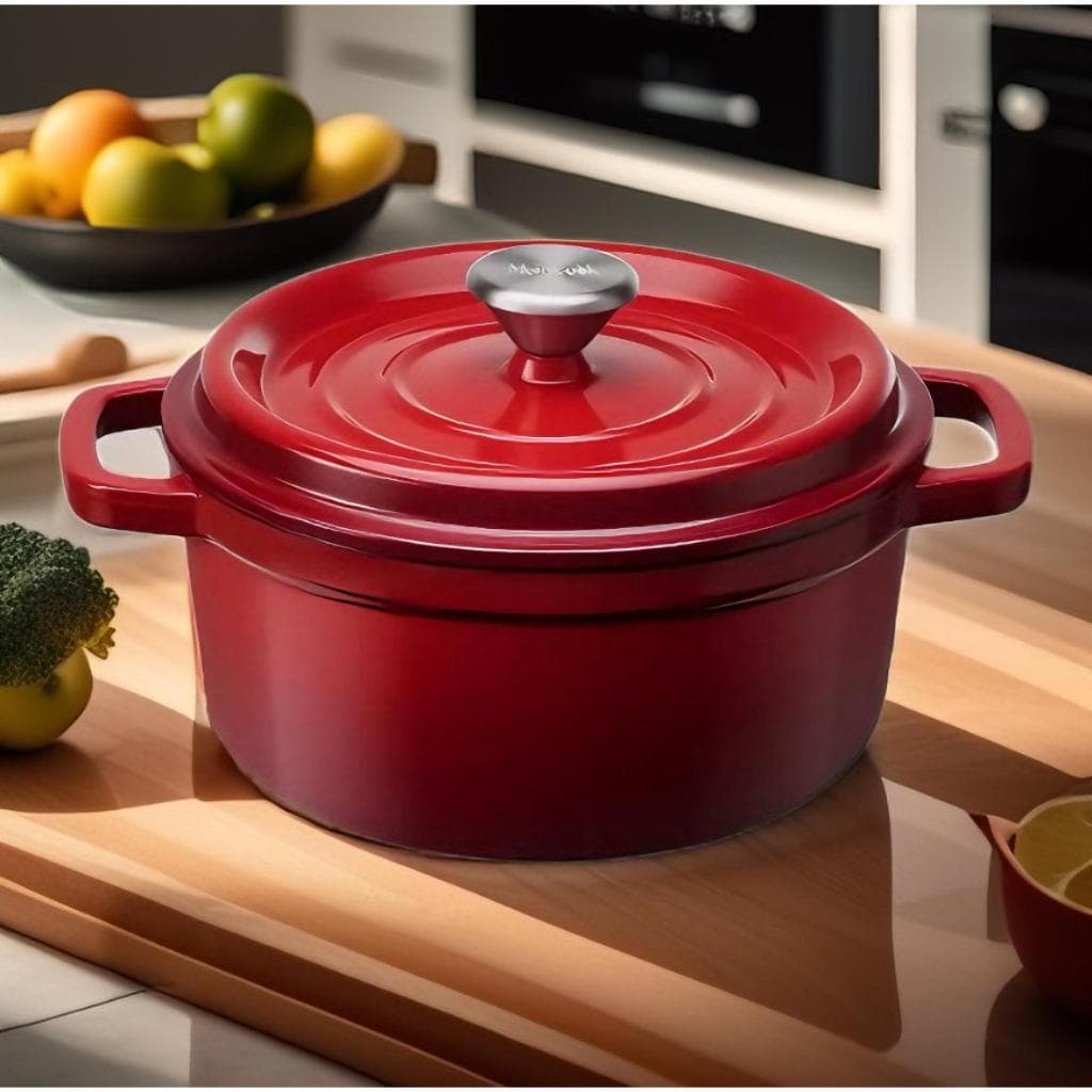 PanelA Caçarola Ferro de fundido Forno Holandês Esmaltado 24 cm