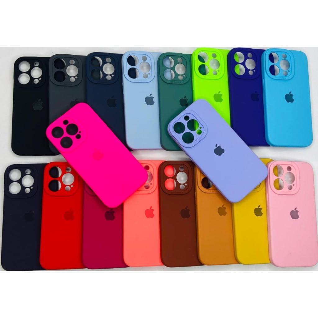 CAPA CAPINHA CASE PARA IPHONE 15 PRO A SILICONE INTERIOR AVELUDADA COM CÂMERA FECHADA......
