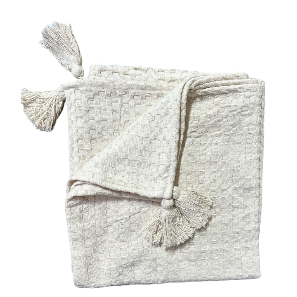 Par Xale Para Sofá Ou Cama Decorativa 1,40 x 1,40 Capa Protetora Colcha 100% Algodão