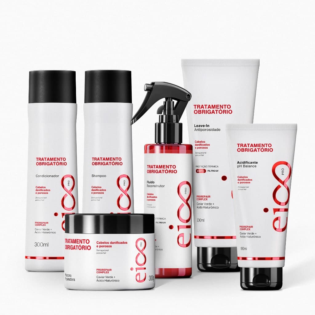 Kit Completo Tratamento Obrigatório Eico Pro - 6 Produtos