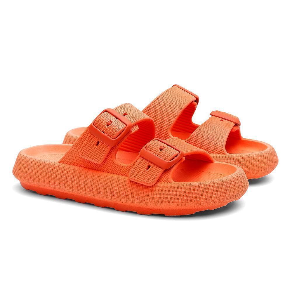 Chinelo Slide Nuvem Birken Usaflex L1 Conforto Casual Mega Promoção Oficial cor Verde Militar ou L