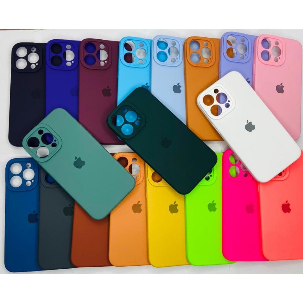 CAPA CAPINHA CASE PARA IPHONE 14 PRO MAX A SILICONE INTERIOR AVELUDADA COM CÂMERA FECHADA......