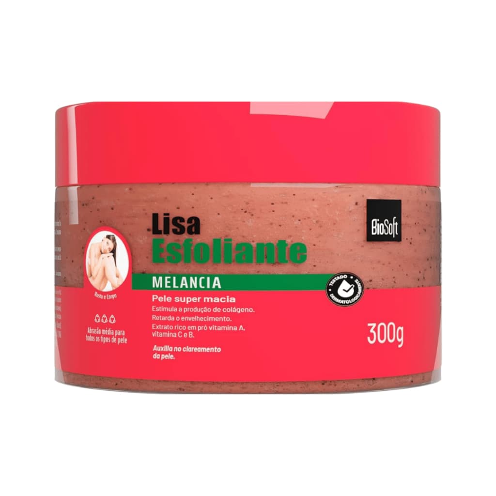 Esfoliante Corporal Melancia Soft Hair 300g | Pele Macia e Hidratada