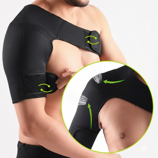 Ombreira Ortopédica Suporte Ombro Neoprene Ajustável Tensor