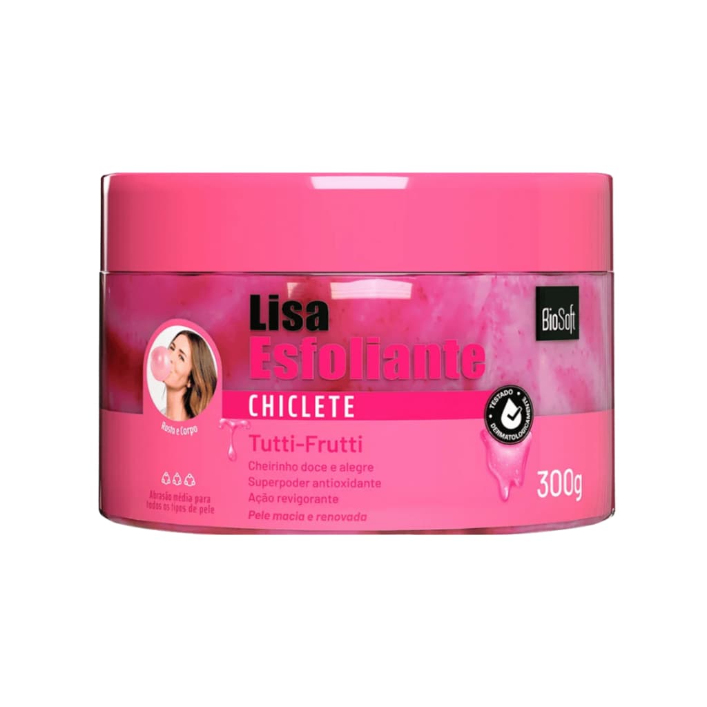 Esfoliante Corporal Soft Hair Chilete Tutti Frutti 300g | Pele Macia E Hidratada