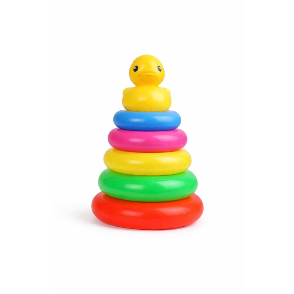 Patinho Empilhável Infantil – Torre de Argolas Educativa . brinquedo educativo .brinquedo didático infantil.brinquedo co