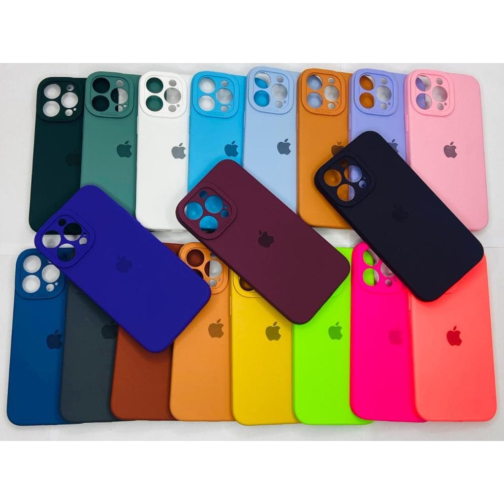 CAPA CAPINHA CASE PARA IPHONE 15 PRO MAX A SILICONE INTERIOR AVELUDADA COM CÂMERA FECHADA......
