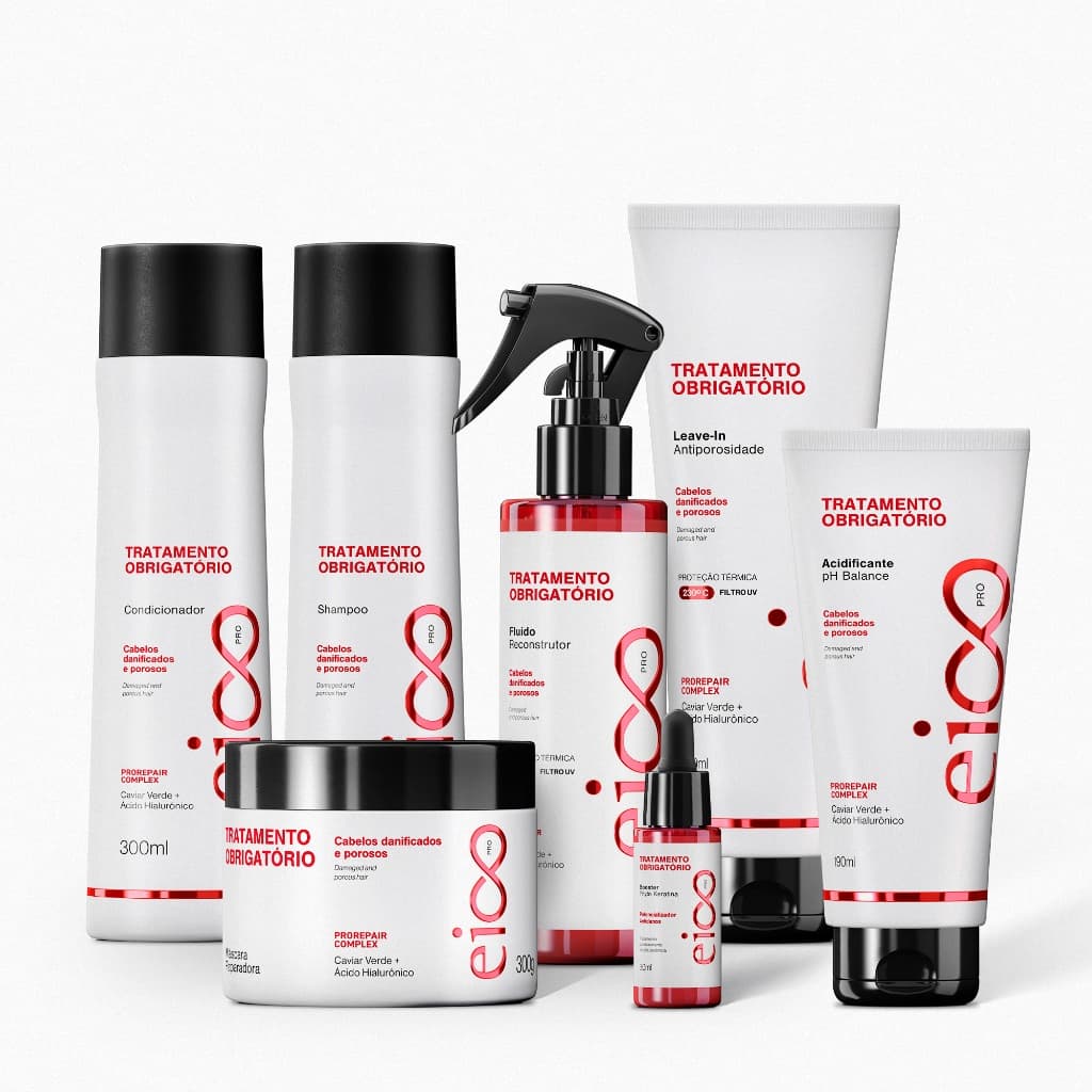 Kit Completo Tratamento Obrigatório Eico Pro - 7 Produtos