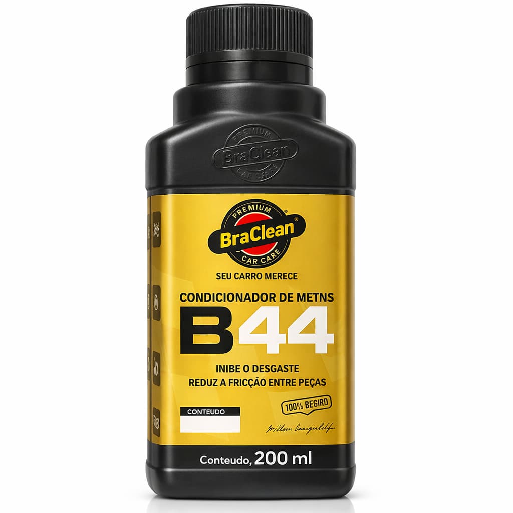 Melhor Condicionador de Metais B44 200ml Menos Atrito Proteção Interna do Motor BraClean