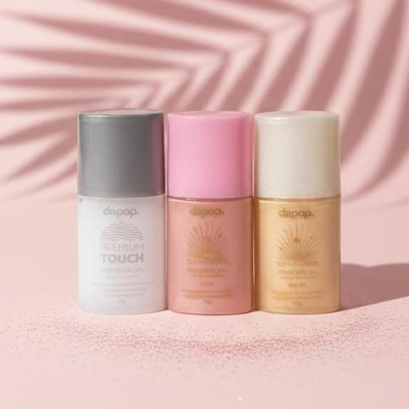 Primer Facial Dapop Premium Touch  Efeito Matte | Primer Facial Summer Skin Efeito Radiante Glow
