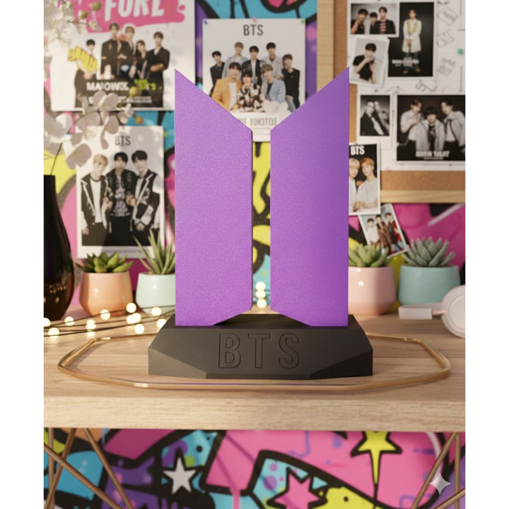 Decoração ARMY Estátua BTS Bangtan Sonyeondan