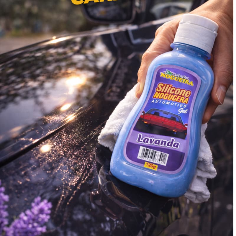 Revitalizador Nogueira Cera de Silicone 200ml Renova Pinturas Assoalhos e Para-choques Envio Rápido