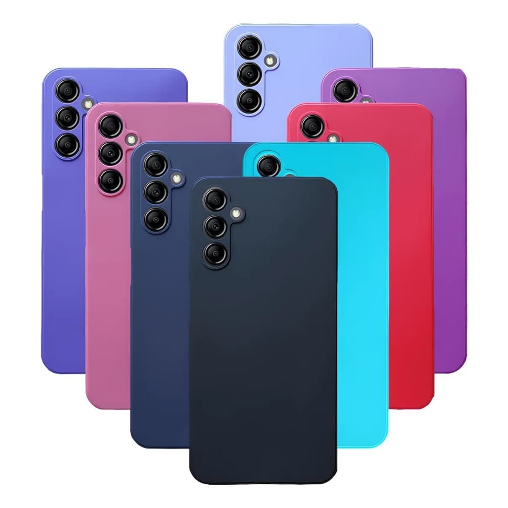 Capinha Silicone Anti Impacto Aveludada Proteção Total Para Samsung A14