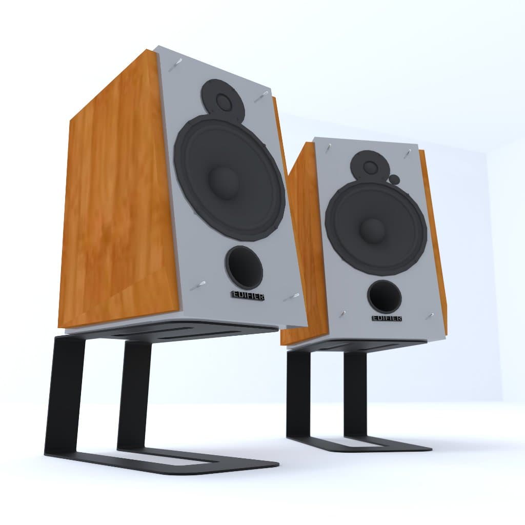 2 Suportes Para Caixa De Som, Monitor com Base Metálica resistente