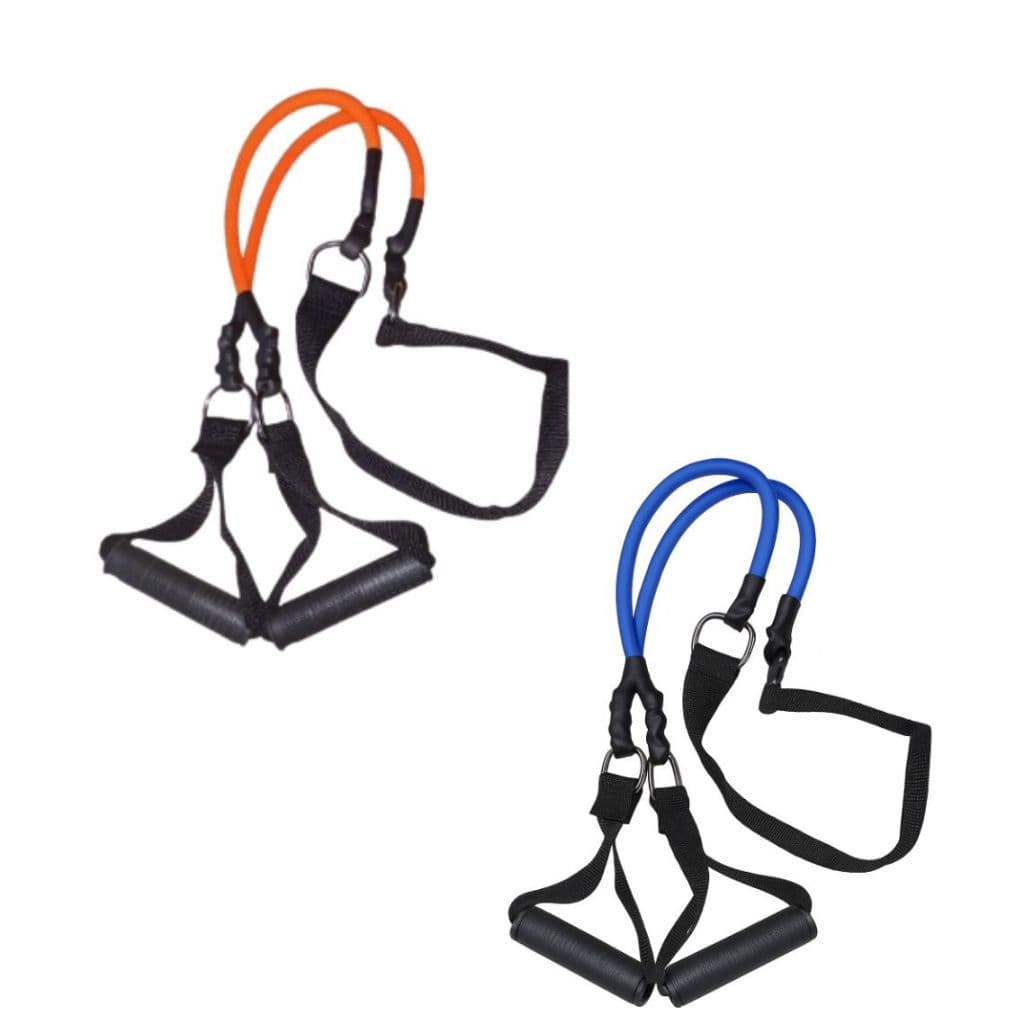 Kit Rubber Bands Elásticos Para Exercícios de Borracha com Pegador