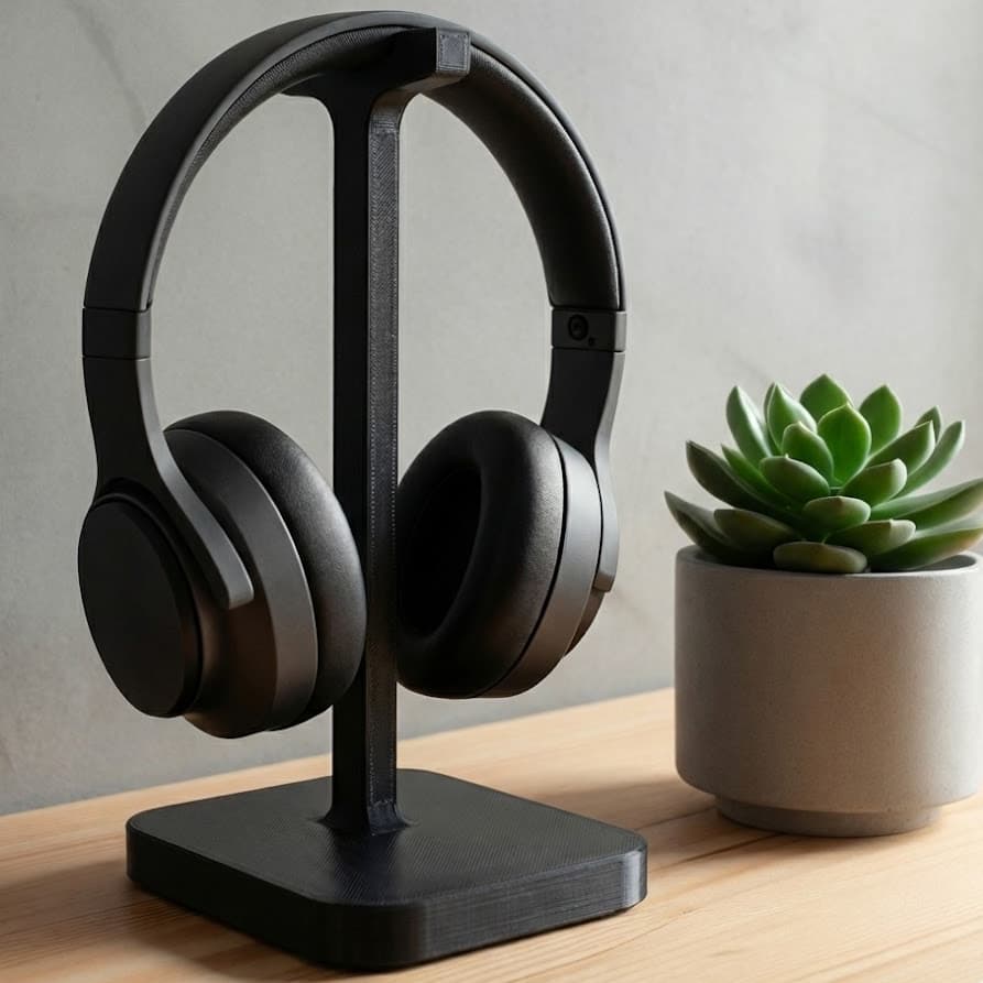Suporte de Mesa Universal para Headset – Design Minimalista & Premium