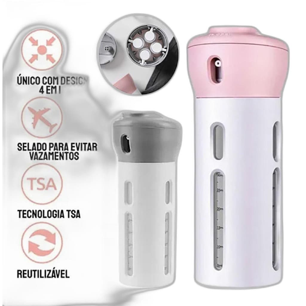 Viagens Emulsão Garrafa Loção Shampoo Gel Dispenser Portátil