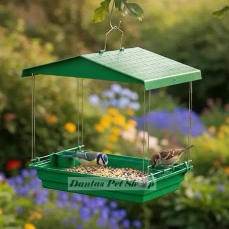 Tratador Para Passaros Aves Silvestre + 2 Comedouros Alimentador VERMELHO, AZUL, VERDE AMARELO G80