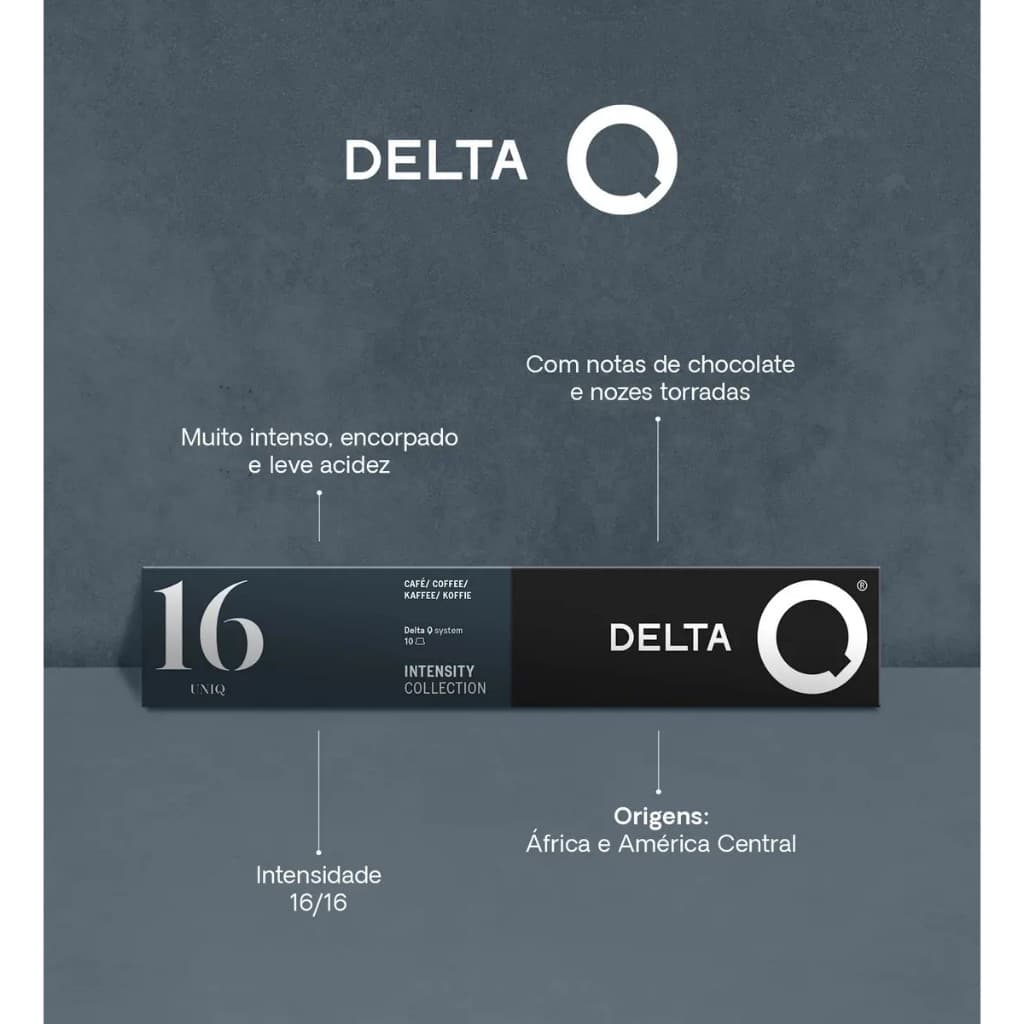 Cápsula de Café para Máquinas Delta Q - UniQ (Intensidade 16)