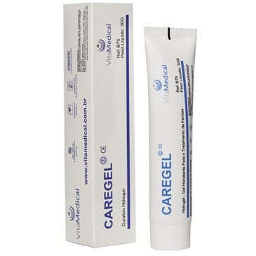 Pomada Hidrogel para Feridas Escaras Caregel 30gr