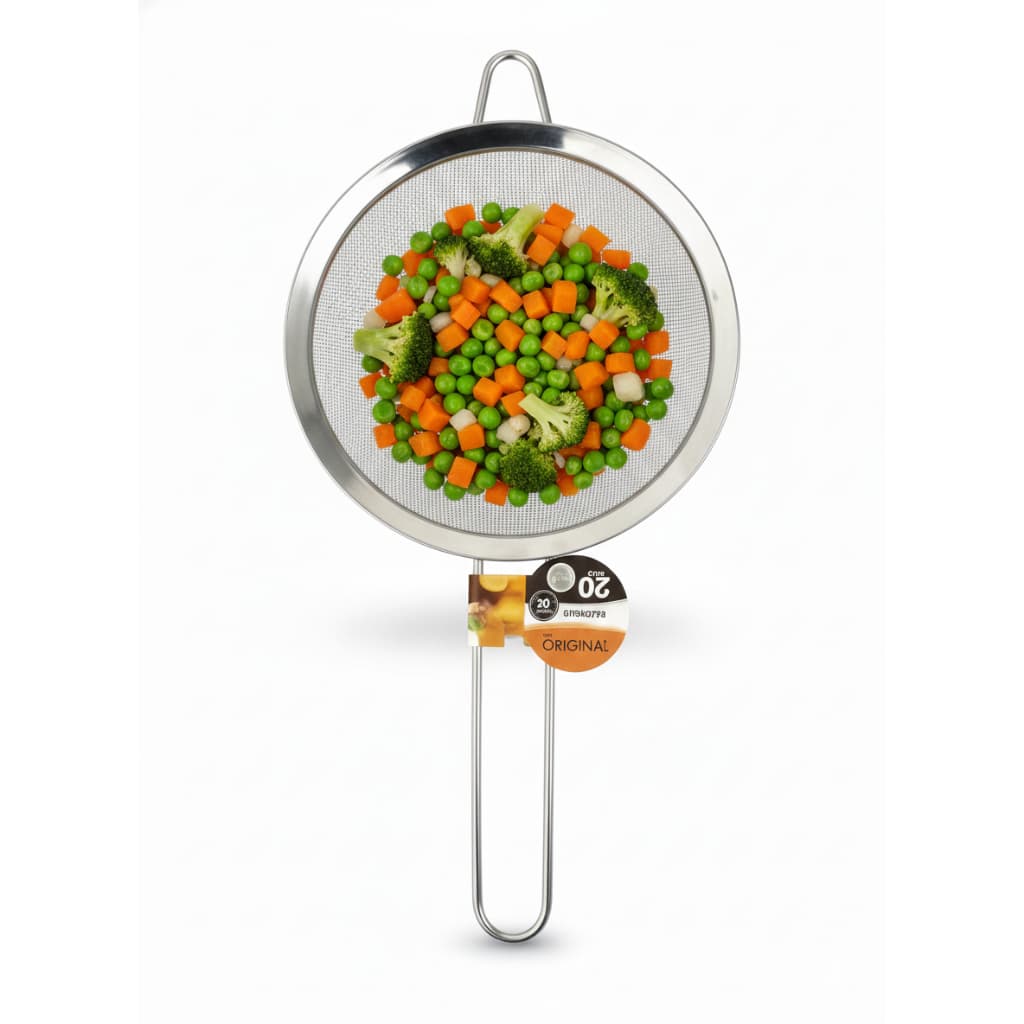 Peneira Profissional  em Aço Inox Premium - Original Line 20CM