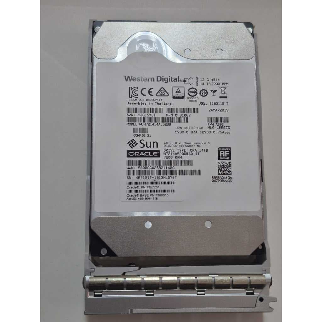 Western Digital Ultrastar 14tb  Usado  Prateado