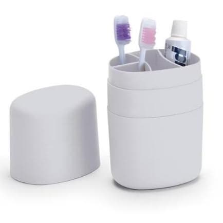 Porta Escova de Dentes Portátil com Estojo Organizador