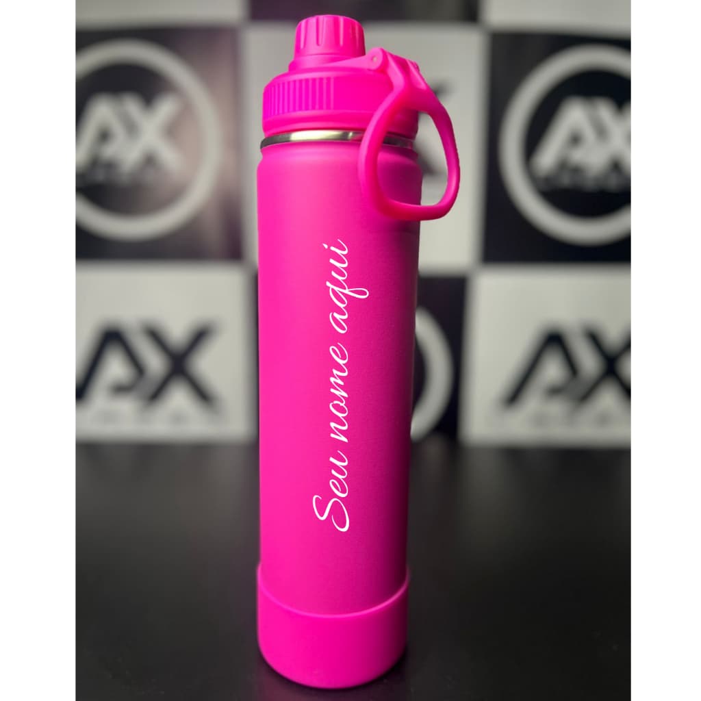 Garrafa de Aço Inox Premium 800ml – Personalizada com Nome, Símbolo ou Time