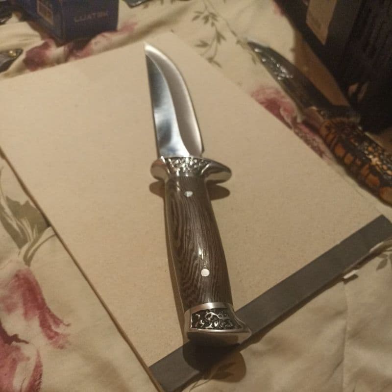 Faca Artesanal Cozinha Churrasco Desossa Afiada Forjada 26cm