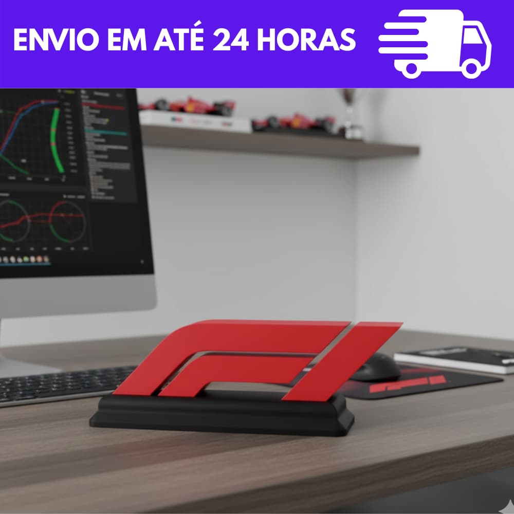 [O MAIS BARATO + ENVIO RÁPIDO] Placa Decorativa Fórmula 1 Inspirada | Decoração Automobilismo Impressão 3D