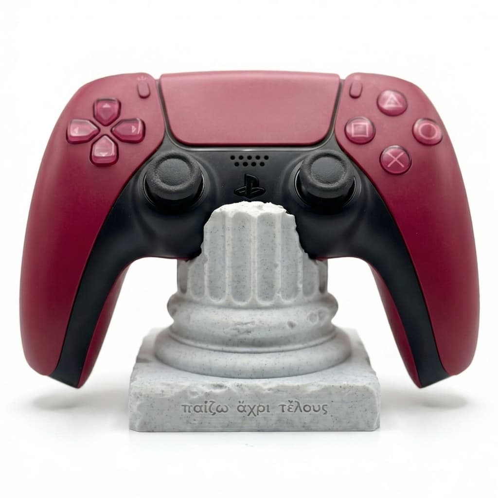 Suporte Decorativo para Controle PS5 DualSense Estilo Coluna Grega
