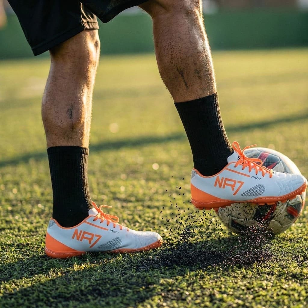 Chuteira de Campo Confortavel e Duravel Com Alta Tração Para Jogadores de Alta Performance