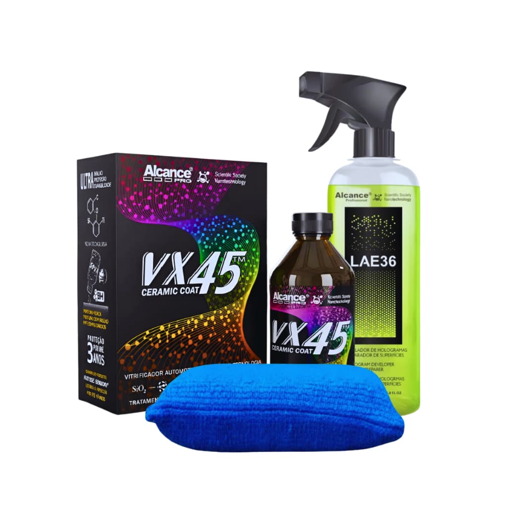 Vitrificador Vx45 20ml + Revelador Lae36 E Aplicador Alcance