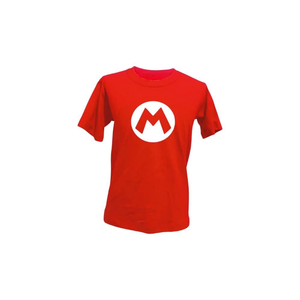 Camiseta camisa blusal super Mario Luigi letra algodão100%