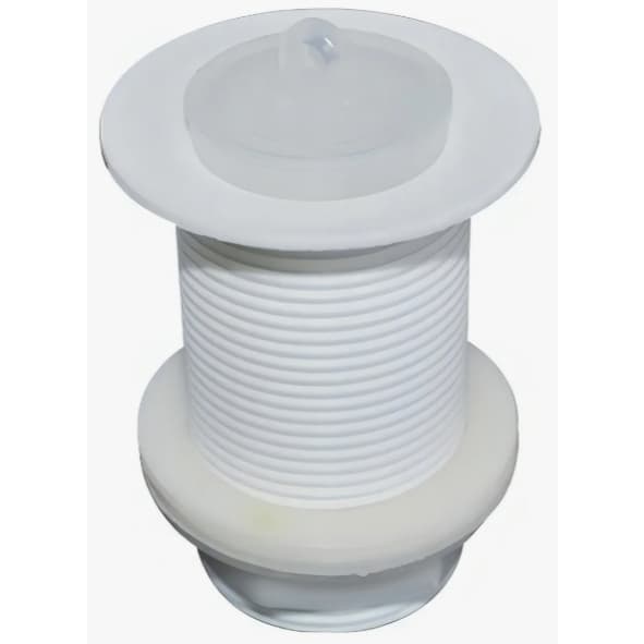 VÁLVULA PARA TANQUE 1.1/4 BRANCA PVC COM TAMPA