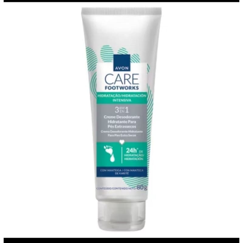 CREME PARA OS PÉS EXTRASSECOS AVON 80 G.