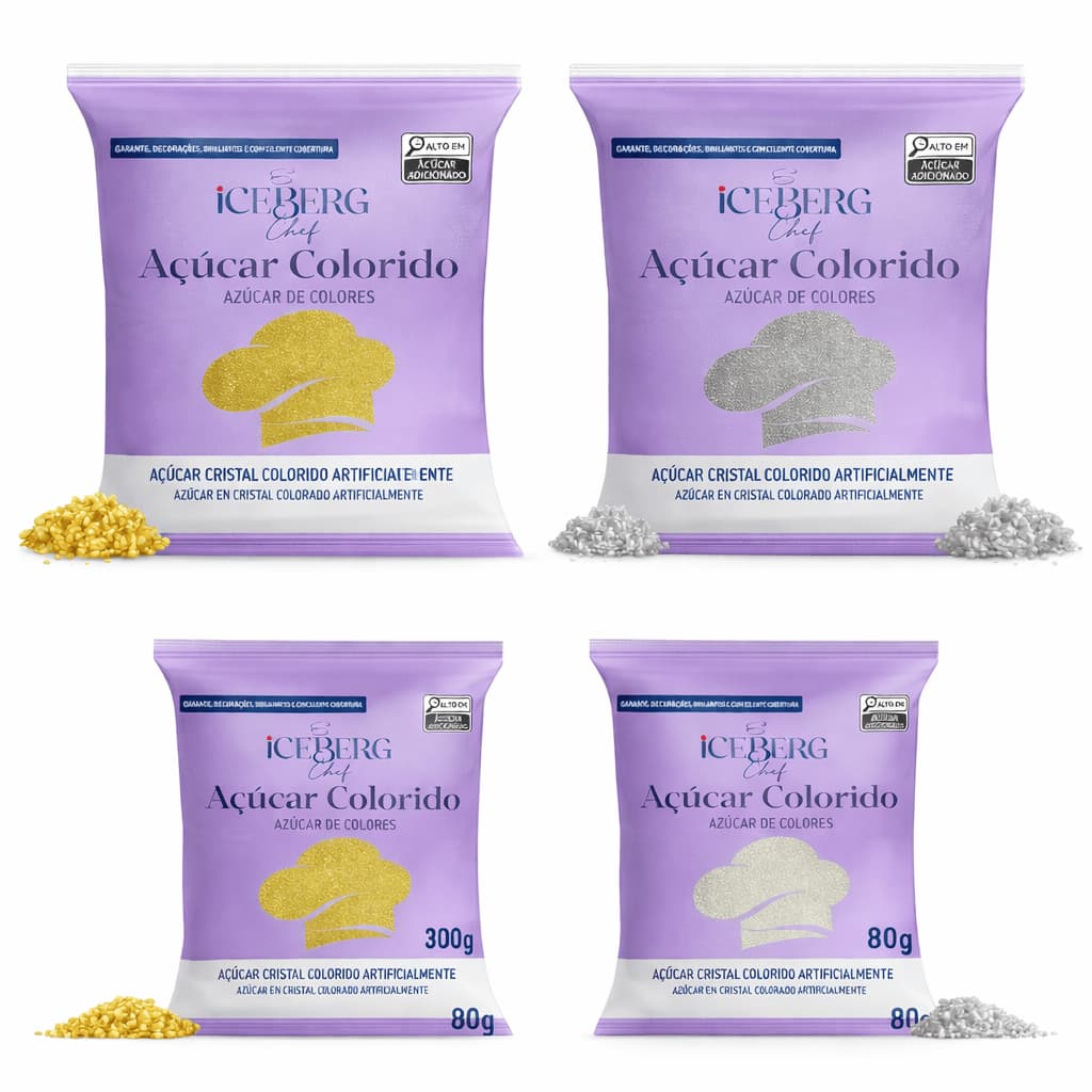 Açúcar Cristal Iceberg – Açúcar para Confeitaria, Bebidas e Doces