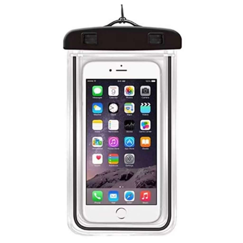 Capa Impermeável para Celular IPX8 Universal com Cordão – Proteção à Prova d’Água