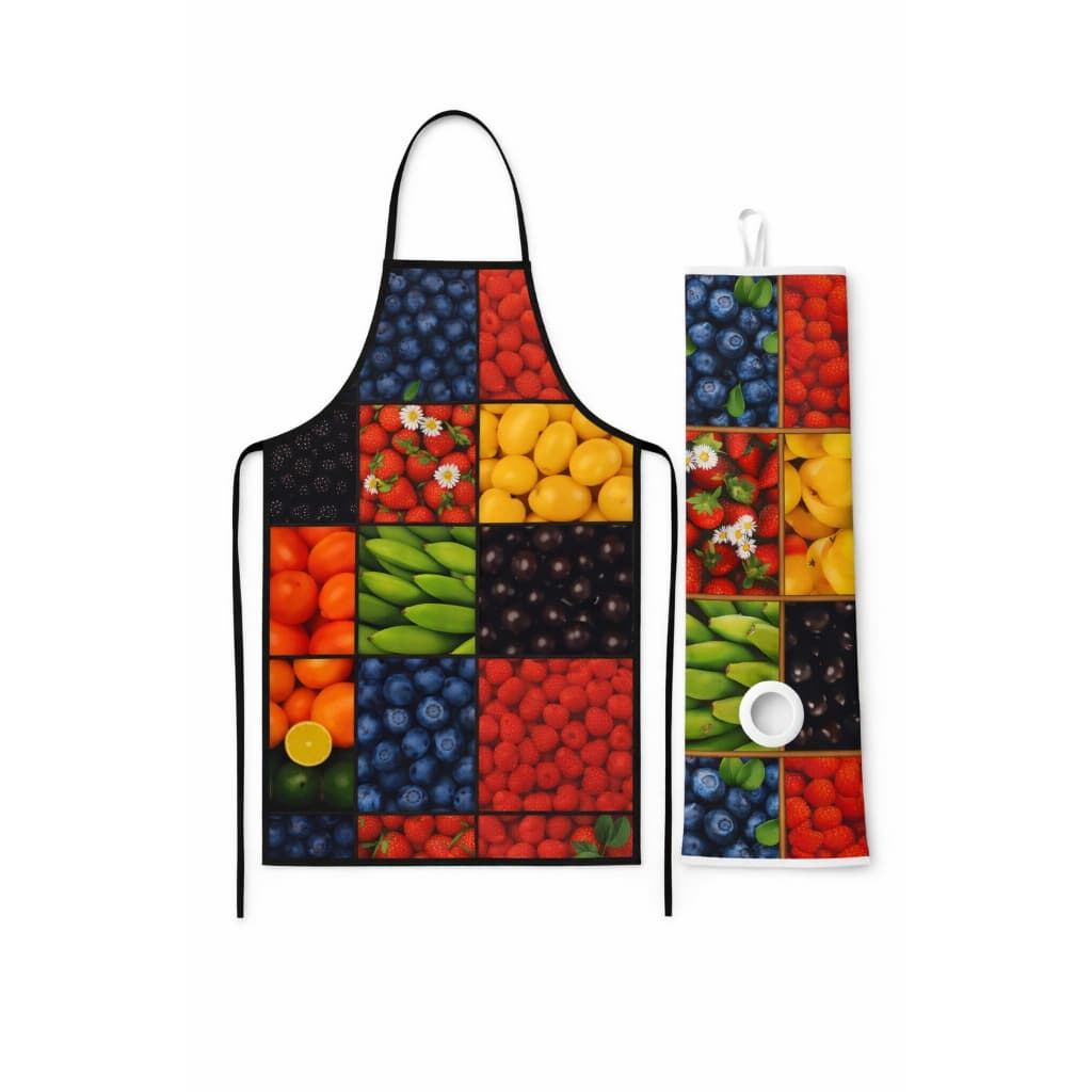 Avental + Puxa Saco Cozinha Estampado | Organização, Praticidade e Decoração