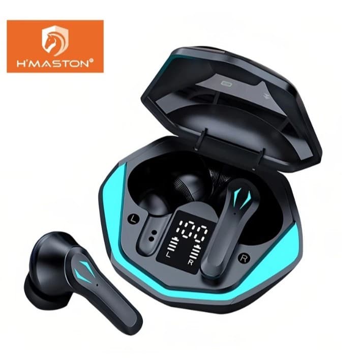 Fone De Ouvido Gamer, Bluetooth 5.3, sem fio H'maston RS-29