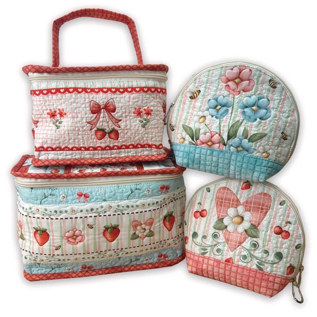 KIT PAINEL FRASQUEIRAS FRUTAS VERMELHAS