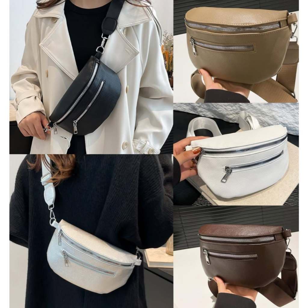 Bolsa pochete feminina com alça regulável