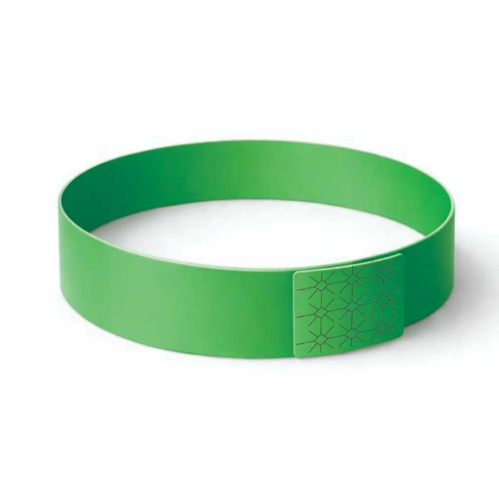 1000 Pulseiras Verde Lisas Identificação para Festas Eventos Baladas Niver Casamento sem Impressão