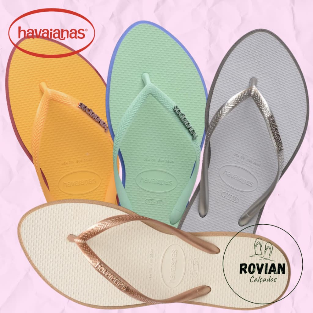Chinelo Sandália Havaianas Slim Point (Original)
