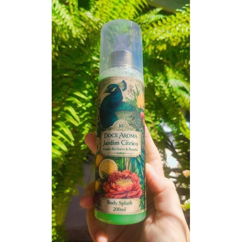 ​🌿 Body Splash Jardim Cítrico | Limão Siciliano & Bambu 200ml - Frescor Intenso