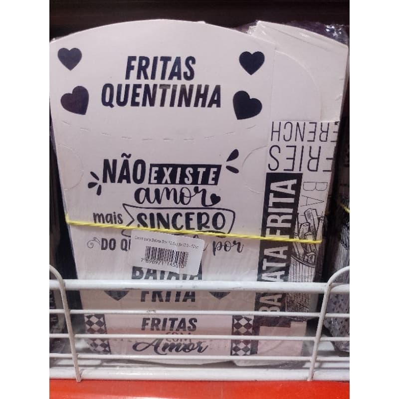CAIXA P/BATATA BOX PCT C/50 UNIDS SALVI