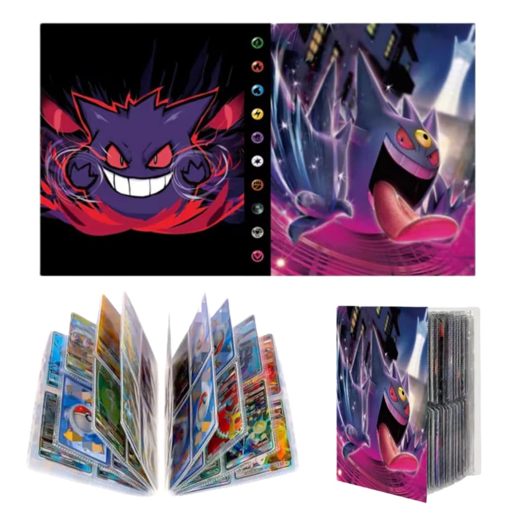 Álbum Pokémon para Cartas TCG 240 Slots Ideal para Presentes Capas Variadas