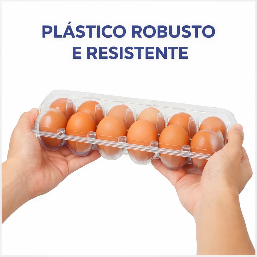 Atacado Embalagem para 10 Ovos de Galinha Kit 100 Unidades