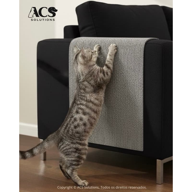Arranhador Adesivo Premium para Gatos – Protetor Anti-Arranhão para Sofá, Móveis, Cama e Parede