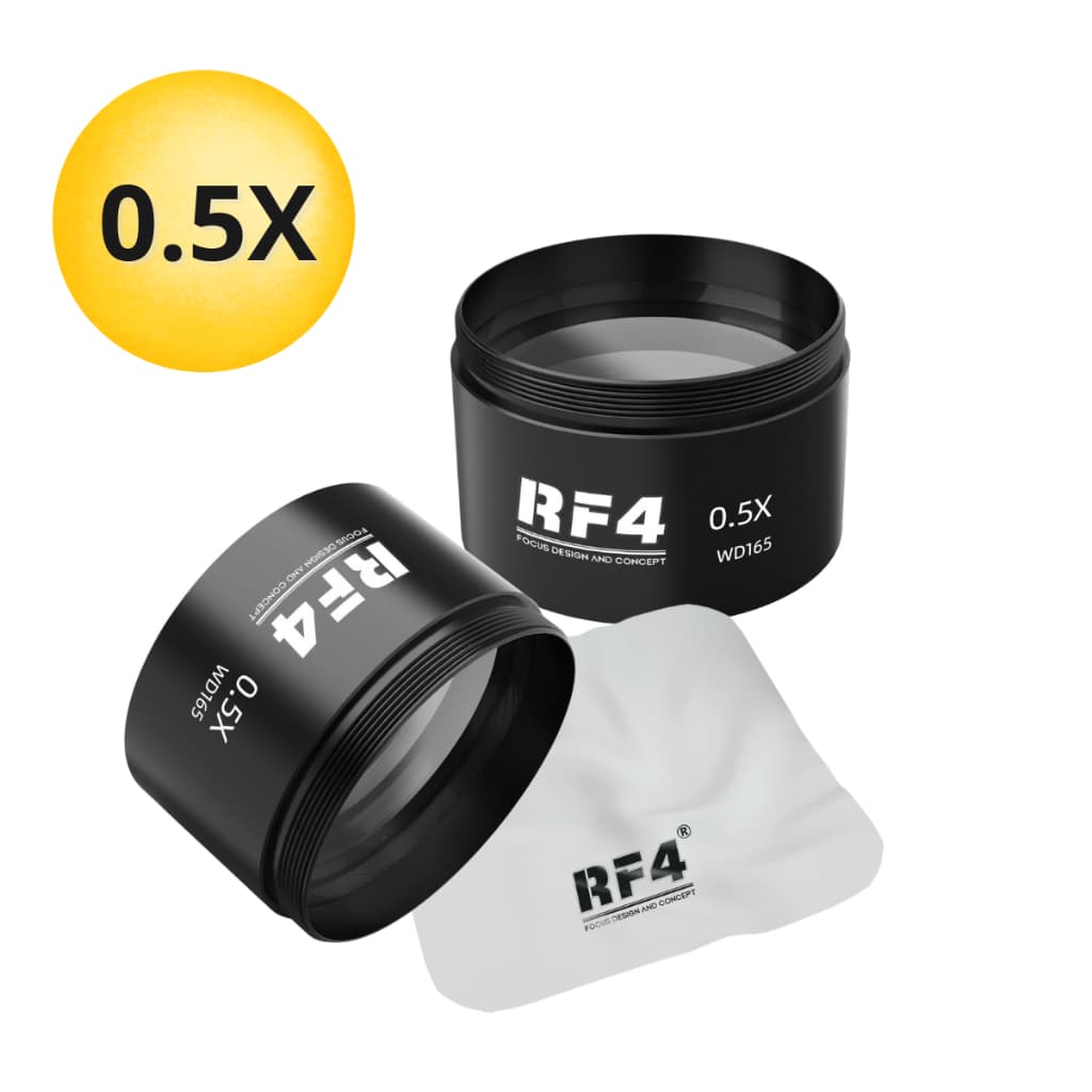 Lente Auxiliar 0.5x Objetiva Para Microscópio Binocular E Trinocular